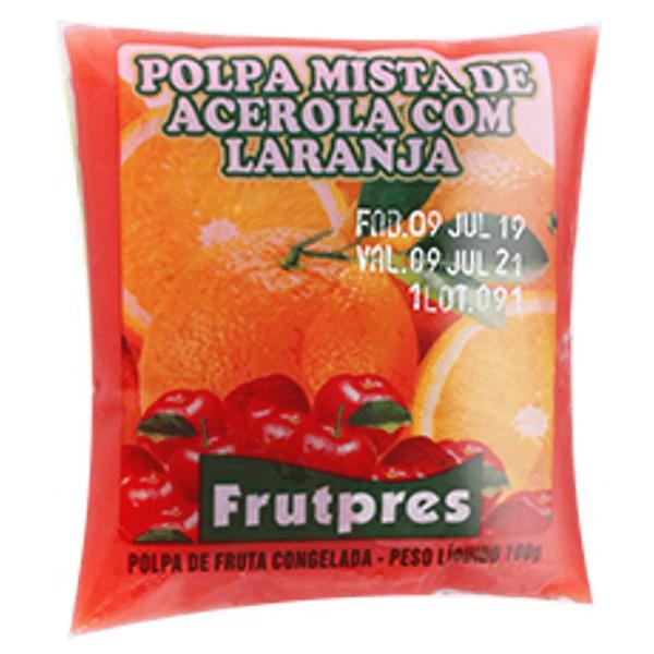POLPA FRUTA FRUTPRES CONG. ACEROLA/LARANJA 100G