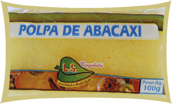 POLPA FRUTA L.S. CONG. ABACAXI 100G