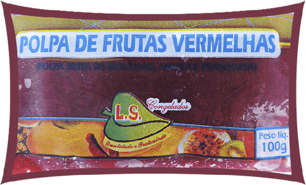 POLPA FRUTA L.S. CONG. FRUTAS VERMELHAS 100G