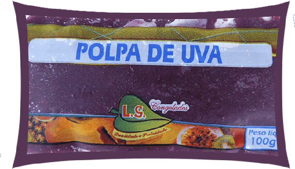 POLPA FRUTA L.S. CONG. UVA 100G