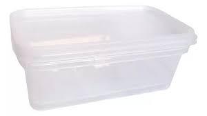 POTE PLASTICO PLASMONT RETANGULAR TRANSPARENTE 3L