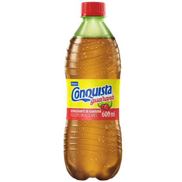 REFRIGERANTE CONQUISTA PET 600ML GUARANA