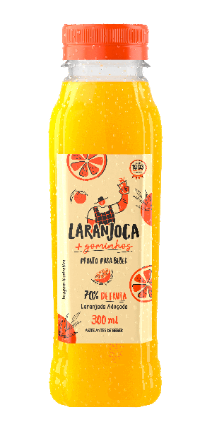 SUCO LARANJOCA 70% FRUTA LARANJA 300ML