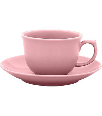XICARA CHA PORCELANAS PARIS PALAVRAS ROSA 170ML