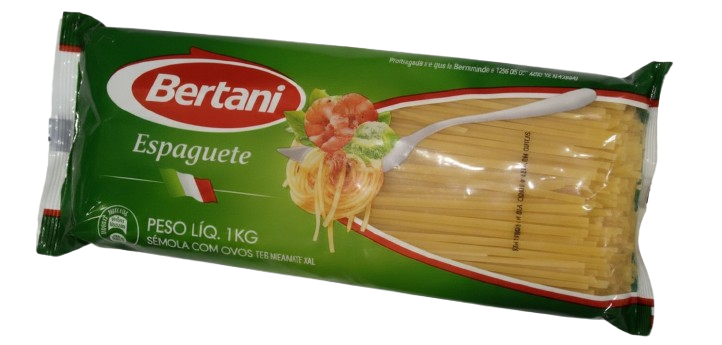 MASSA SEMOLA ESPAGUETE N8 BERTANI PCT 1kg