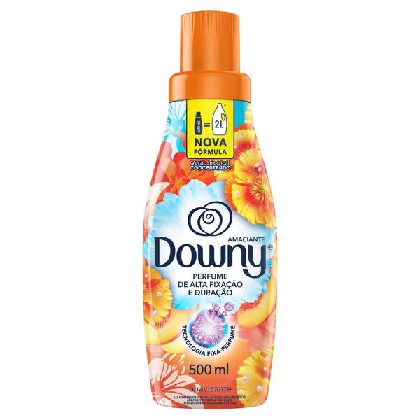 AMACIANTE ROUPA CONC DOWNY FRASCO 500ml VERAO TROPICAL
