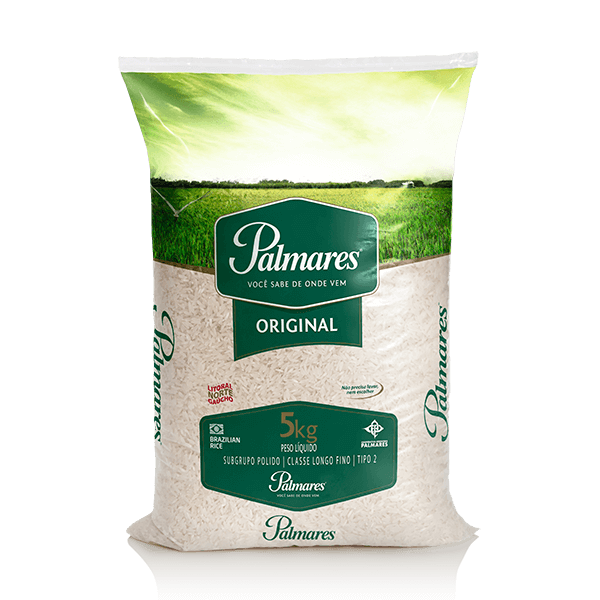 ARROZ BRANCO T2 PALMARES PCT 5kg