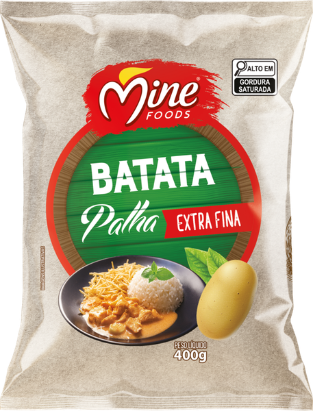 BATATA PALHA MINE FOODS PCT 400g EXTRA FINA