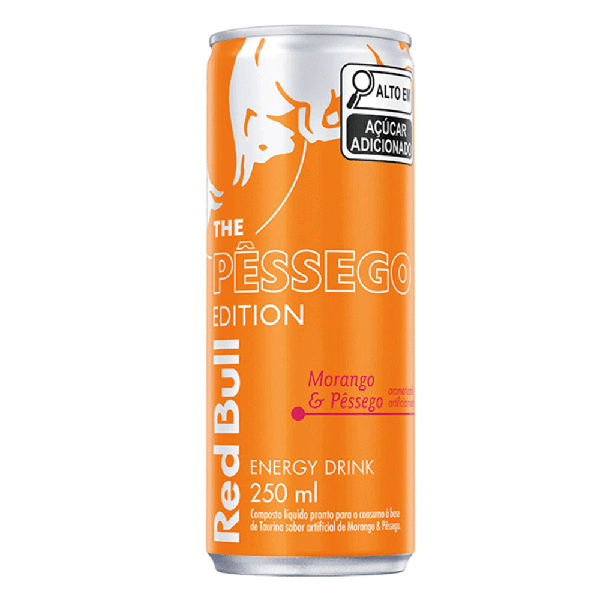 BEB ENERG RED BULL LT 250ml SUMMER EDITION MORANGO E PESSEGO