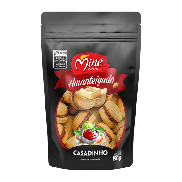 BISC AMANT MINE FOODS PCT 190g CASADINHO