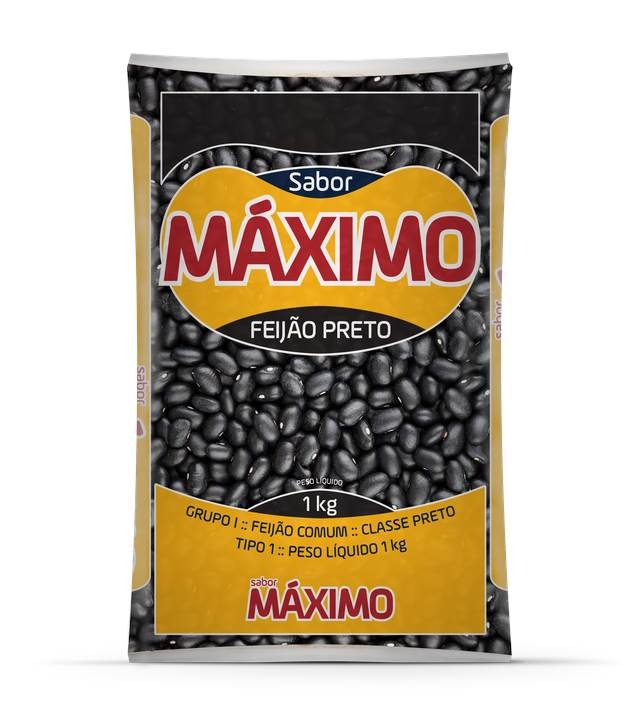 FEIJAO PRETO T1 SABOR MAXIMO PCT 1kg