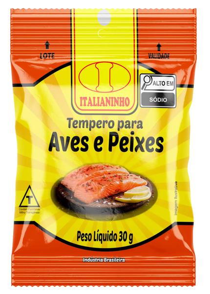 COND ITALIANINHO CT 30g TEMPERO P/ AVES E PEIXES