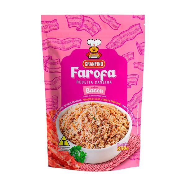 FAROFA PRONTA RECEITA CASEIRA GRANFINO PCT 250g BACON