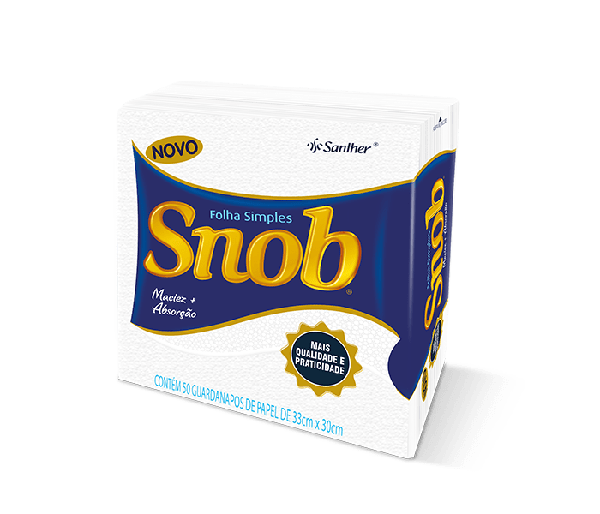 GUARDANAPO PAPEL FS BRANCO 33X30CM SNOB PCT 50un