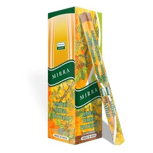 INCENSO DARSHAN 8un MIRRA LIMPEZA PUREZA PROTECAO