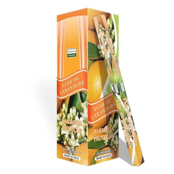 INCENSO VEG DARSHAN FLOR LARANJEIRA 8 UN