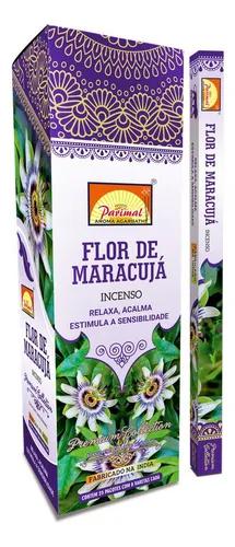 INCENSO VEGETAL PARIMAL EMB 8un FLOR MARACUJA