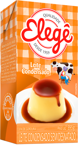 LEITE CONDENSADO LEVISSIMO ELEGE TP 395g