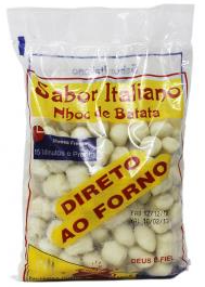 MASSA NHOQUE PRONTO RESF SABOR ITALIANO PCT 500g BATATA