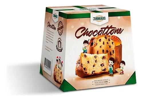 PANETONE 400 G 3 IRMAOS CHOCOLATE