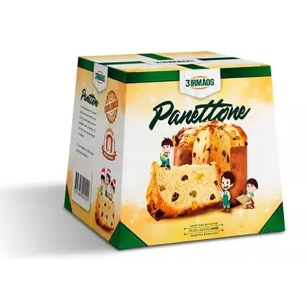 PANETONE FRUTAS 400 G 3 IRMAOS