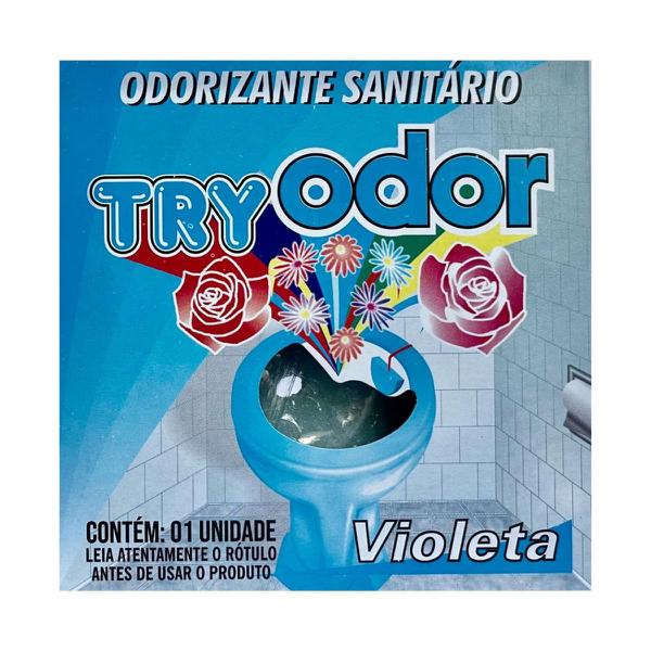 PEDRA SANITARIA TRY ODOR CX 40g VIOLETA