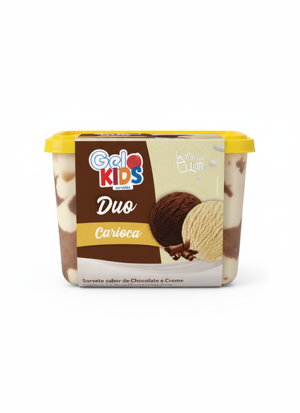 SORVETE CG GELOKIDS POTE 1500ml CARIOCA