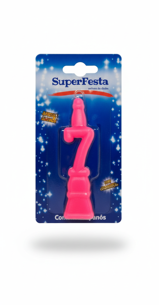 VELA FESTIVA INDIPEL ROSA N7