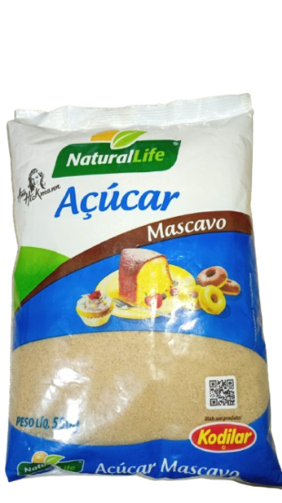 ACUCAR NATURAL LIFE MASCAVO 500G
