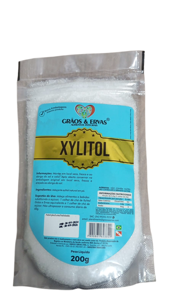 ADOCANTE XYLITOL GRAOS E ERVAS 200G