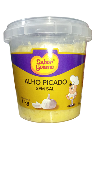 ALHO SABOR GOIANO PICADO 1KG S/SAL