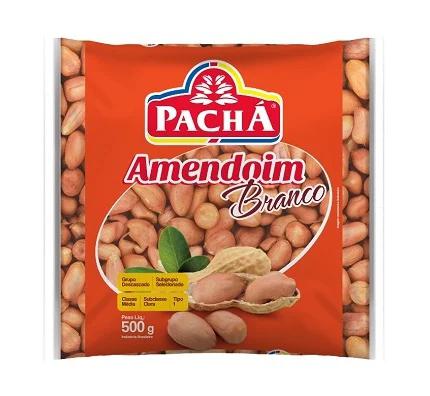 AMENDOIM CRU PACHA 500G BRANCO
