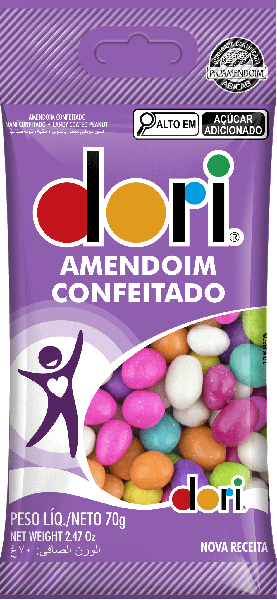 AMENDOIM DORI 70G CONFEITADO