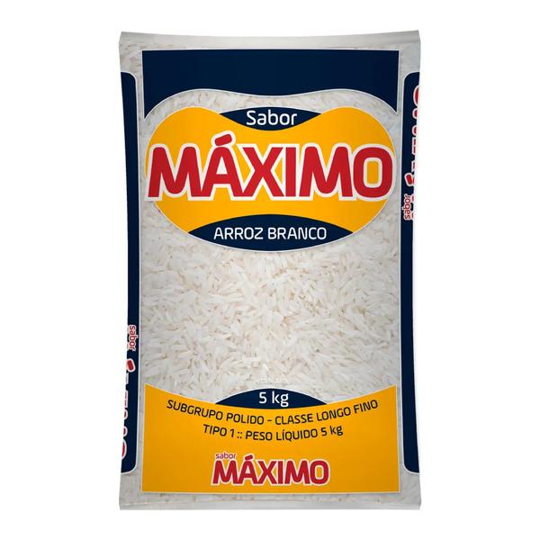 ARROZ MAXIMO BRANCO 5KG TP1