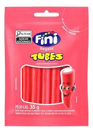 BALA FINI TUBES 35G MORANGO