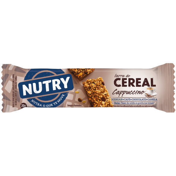 BARRA CEREAL NUTRY 20G CAPUCCINO