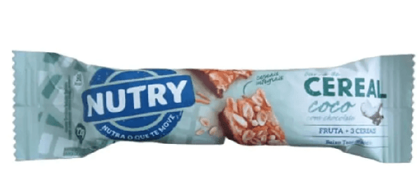 BARRA CEREAL NUTRY 22G COCO/CHOCOLA