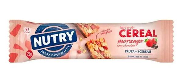 BARRA CEREAL NUTRY 22G MORANGO