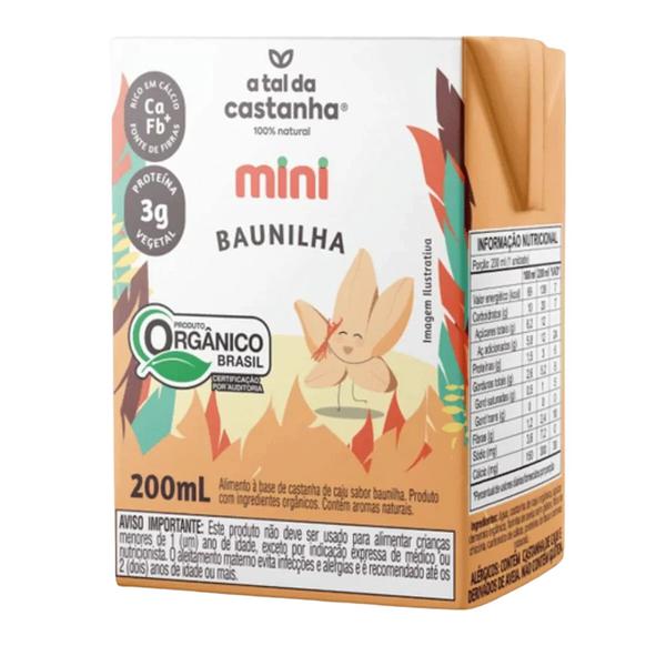 BEB.A TAL DA CASTANHA 200ML BAUNILH