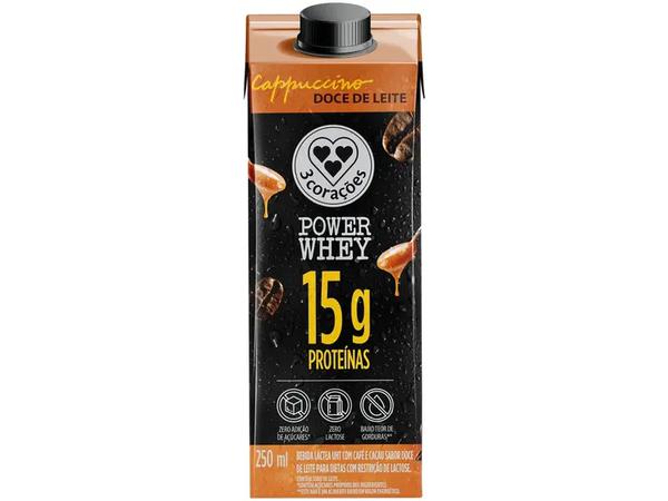 BEB.LACTEA 3 CORACOES 250ML 15.DOCE