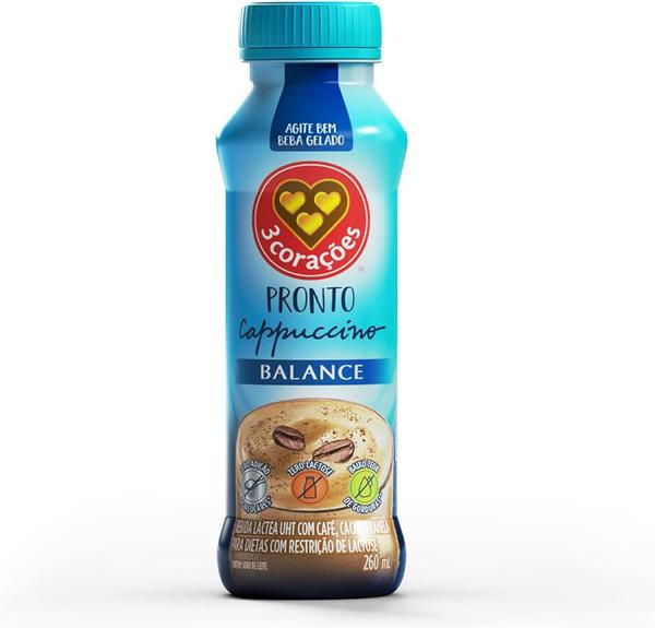 BEB.LACTEA 3 CORACOES 260ML BALANCE
