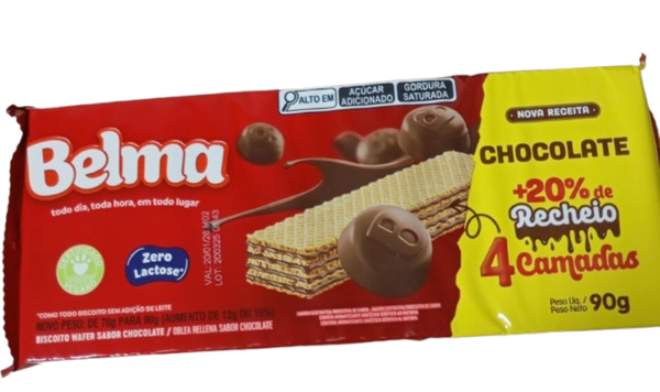 BISC.BELMA WAFER 90G CHOCOLATE