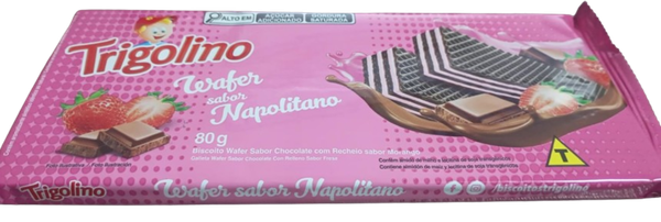 BISC.TRIGOLINO WAFER 80G NAPOLITANO