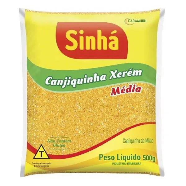 CANJIQUINHA AMARELA SINHA 500G MEDI