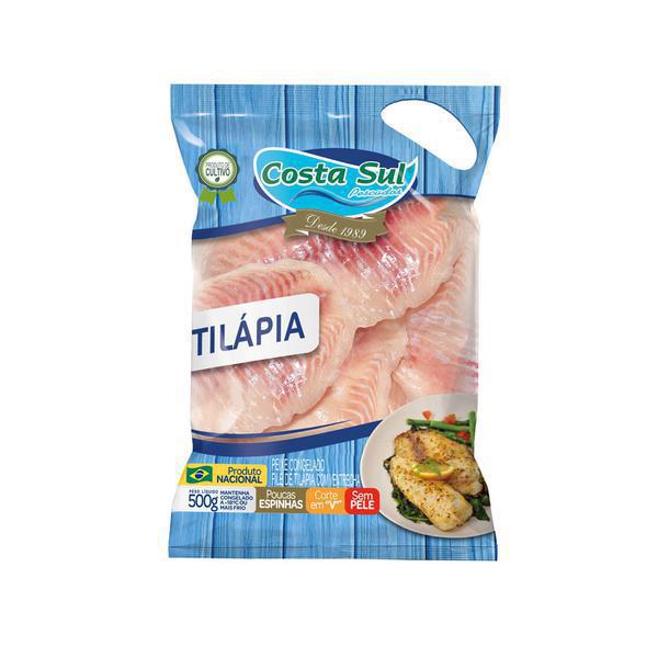 CARNE PEIXE TILAPIA C.SUL 500G FILE
