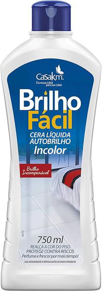 CERA BRILHO PISO LIQ.750ML INCOLOR