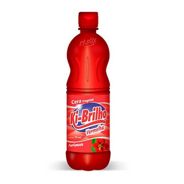 CERA LIQ.KI BRILHO 750ML VERMELHA