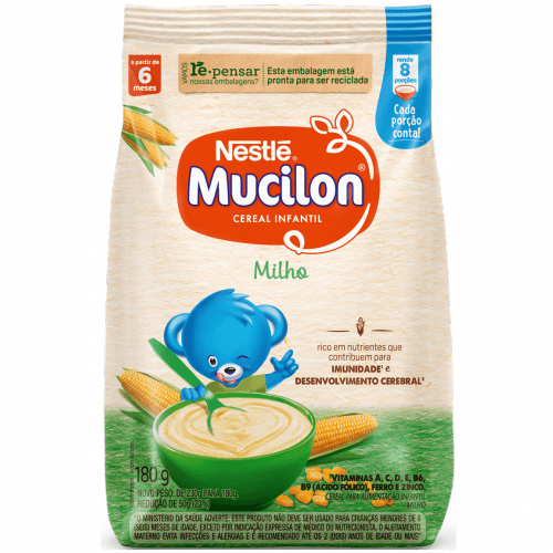 CEREAL MUCILON 180G SH MILHO