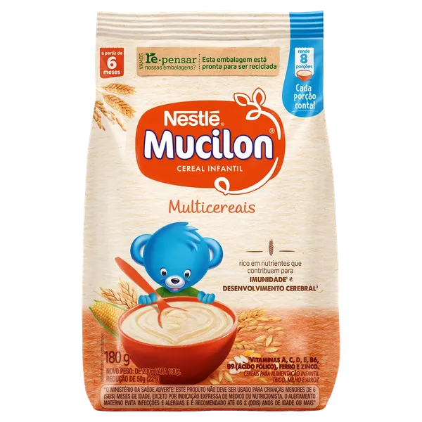 CEREAL MUCILON 180G SH MULTICERAIS