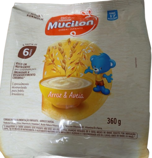 CEREAL MUCILON 360G SH ARROZ/AVEIA